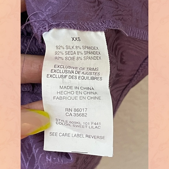 Bebe Silk Ruffle Top - Picture 8 of 8